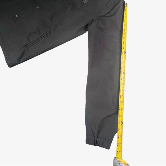 Volcom Mens Snap Front Jacket L Dark Gray Lightweight Water Resistant A1541551 - Picture 5 of 10